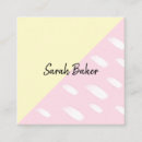 Search for fun business cards Yellow