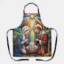 Search for nativity aprons Christian christmas