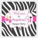 Search for zebra print birthday stickers Animal