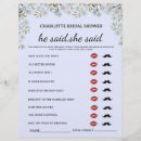 Search for she flyers He said she said