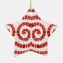 Search for graphic star christmas tree decorations Red