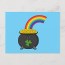 Search for leprechauns postcards Lucky
