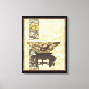 Search for floral designs canvas prints Oriental