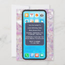 Search for cell phone birthday invitations Pink
