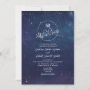 Search for night sky wedding invitations Navy