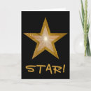 Search for star pattern photo cards Gold