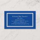 Search for blue border business cards Professional
