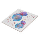 Search for blue roses tiles Unique