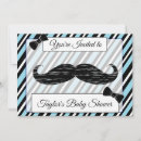 Search for moustache baby shower invitations Black