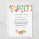 Search for beach wedding announcement cards Tropical