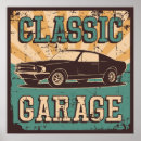Search for vintage garage posters Retro