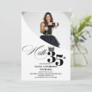 Search for modern 35th birthday invitations Thirty five