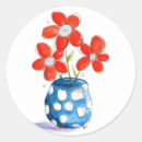 Search for flower vase stickers Blue