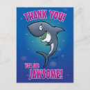 Search for shark thank you cards Blue