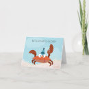 Search for crab birthday cards Beach