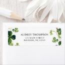 Search for lucky in love wedding stickers Shamrock