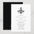 Search for chandelier wedding invitations Elegant