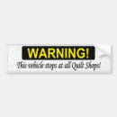 Search for shop bumper stickers Warning