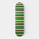 Search for green and white skateboards Striped