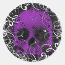 Search for girly skull stickers Black