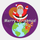 Search for black santa stickers Seasons greetings
