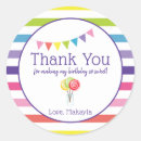 Search for candyland party stickers Thank you