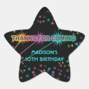 Search for neon stars stickers Party