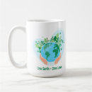 Search for love the planet mugs Save the earth