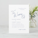 Search for caligraphy wedding invitations Dusty blue