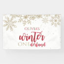 Search for winter onederland banners First birthday