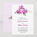 Search for purple orchid invitations Floral