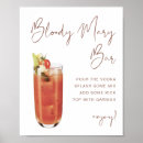 Search for bloody drinks posters Bloody mary bar