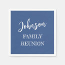 Search for family reunion napkins Simple