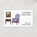 Search for furniture refinishing business cards Interior designer