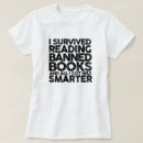Search for read banned books tshirts Bookworm