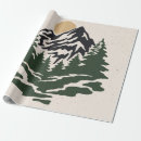 Search for mountains wrapping paper Outdoor