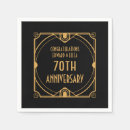 Search for 70th anniversary napkins Gold