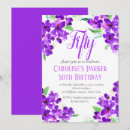 Search for turning 50 invitations Watercolor