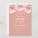 Search for minimalist floral wedding invitations Pink