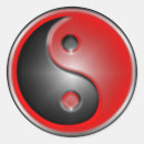 Search for red yin yang stickers Taoism