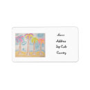 Search for landscape paintings return address labels Illustration