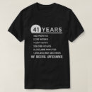 Search for 41st anniversary tshirts Birthday