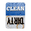 Search for clean dirty dishes sign magnets Funny