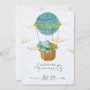 Search for baby elephant invitations Hot air balloon