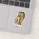 Search for colourful owl stickers Illustration