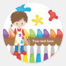 Search for artists palette stickers For kids