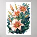Search for tiger lily posters Illustration