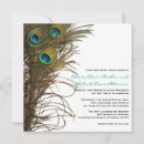 Search for peacock feather wedding invitations Simple