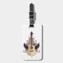 Search for guitar luggage tags Modern