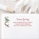 Search for seasons greeting return address labels Festive